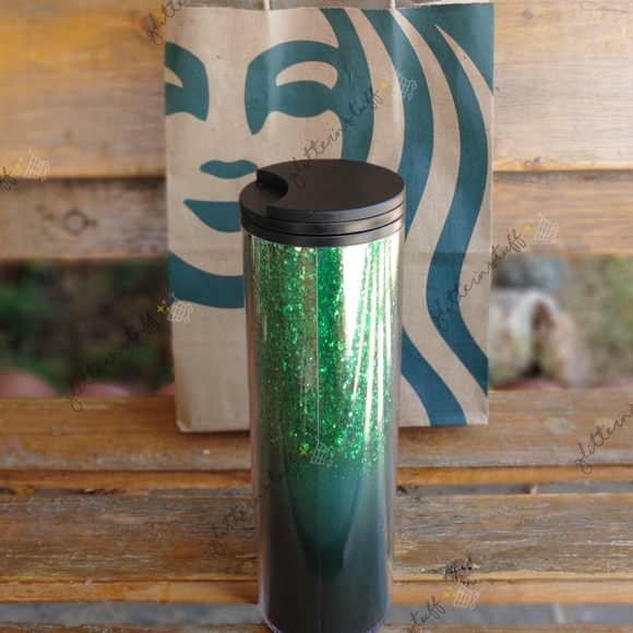 Starbucks Ombre Green  Glitter ✨ Tumbler - Picture 8 of 11